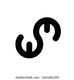 wm logo design simple modern template