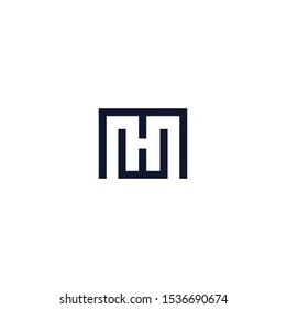 WM logo design vector illustration
