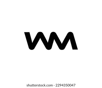 WM Logo design vector template