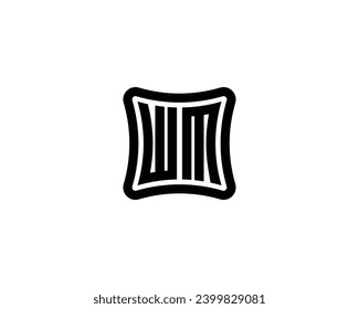 WM-Logo-Design, Vektorgrafik-Vorlage