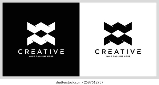 WM or MW Logo Design Monogram Letters