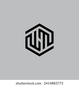 WM Polygon Logo Design , VECTOR