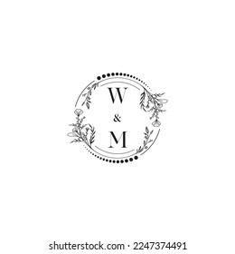 WM wedding concept in high quality professional design that will print well across any print media