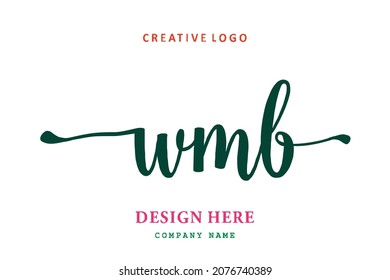 WMB lettering logo is simple, easy to understand and authoritative