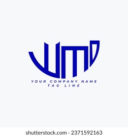 WMD letter logo creative design with vector graphic Pro Photo