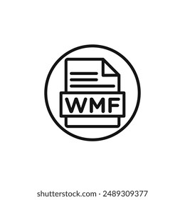 WMF Archivo Logotipo del documento logo Vector esquema