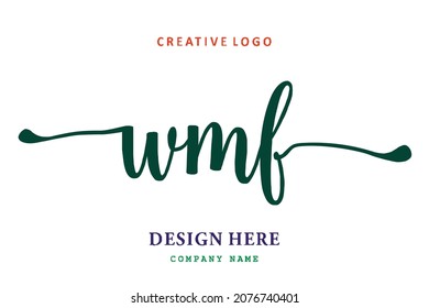 El logotipo de la inscripción WMF es sencillo, fácil de entender y autorizado