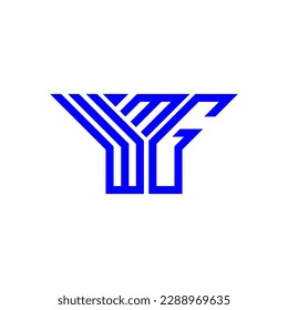 WMG letter logo creative design with vector graphic, WMG simple and modern logo.
