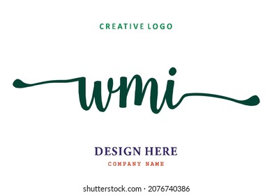 WMI lettering logo is simple, easy to understand and authoritative