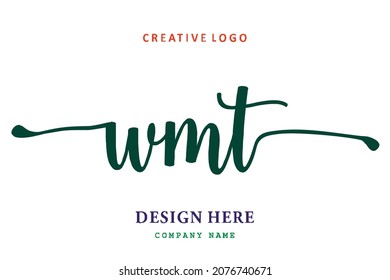 WMT lettering logo is simple, easy to understand and authoritative