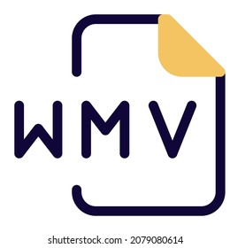 WMV is the compressed video format and media audio is the compressed audio format