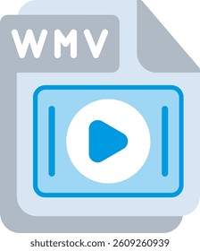 WMV Flat Illustration Vector Design