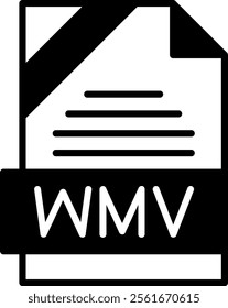 WMV Solid Style Icon Design
