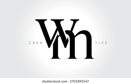 WMwm Elegant Serif Monogram Logo – Luxury Lowercase Typographic Lettermark for Modern Branding