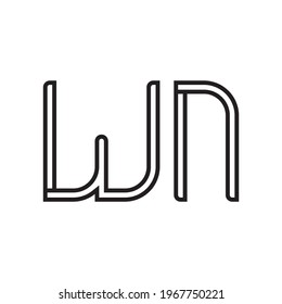 logotipo vectorial de la letra inicial