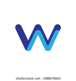 WN letter logo design vector