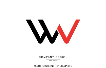 WN, NW Abstract Letters Logo Monogram Design