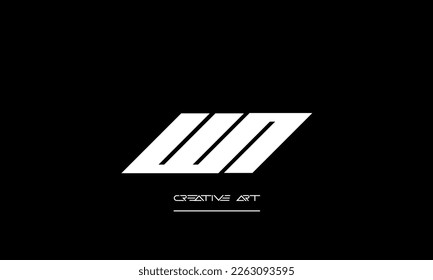 WN, NW, W, N abstract letters logo monogram