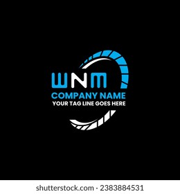 WNM letter logo vector design, WNM simple and modern logo. WNM luxurious alphabet design  