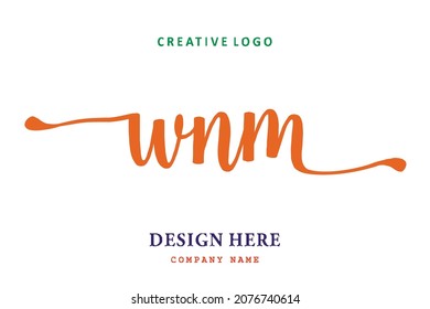 WNM lettering logo is simple, easy to understand and authoritative