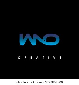 WNO Letter Initial Logo Design Template Vector Illustration	
