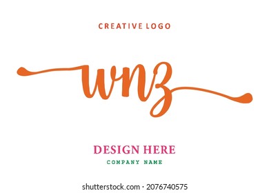 WNZ lettering logo is simple, easy to understand and authoritative