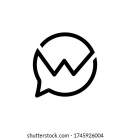WO Letter Logo Design Template Vector