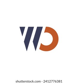 WO letter logo vector. Simple and modern. Suitable for any business, especially related to logos.