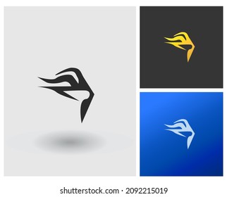 WO Logo letter shape monogram concept
