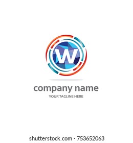 wo logo template