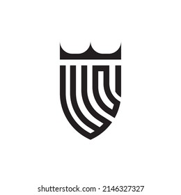 WO Luxury initial logo letters in high quality professional design that will print well