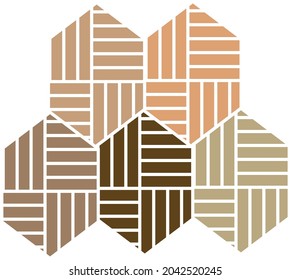 Patrón de textura de madera , símbolo de ilustración vectorial inspirado en la madera natural 