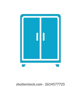 wodrobe icon Simple thin line stroke vector