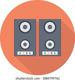 icono plano de color vectorial woffer