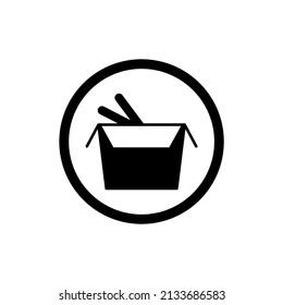 wok box icons  symbol vector elements for infographic web