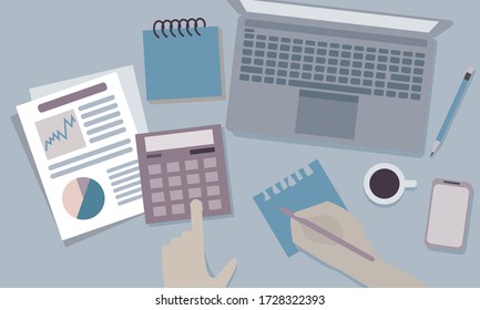 Wok desk, finance, audit, consulting, workspace