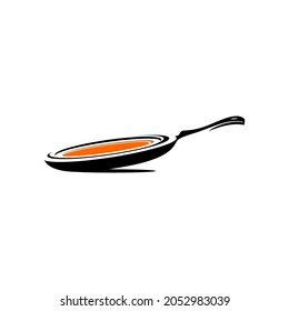 wok illustration vector on white background