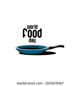 wok illustration vector, world food day