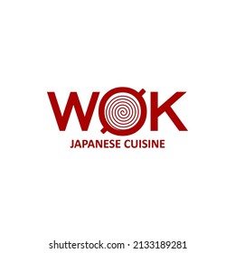 Icono de tambor metálico con fideos, señal vectorial de cocina china y japonesa. Símbolo asiático de restaurante de comida con pan de wok con platos chinos o barra japonesa de ramen o fideos de udon, diseño de cubierta de menú