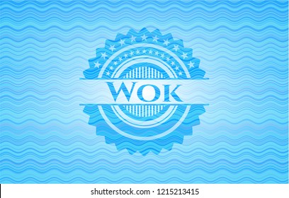 Wok water wave emblem.