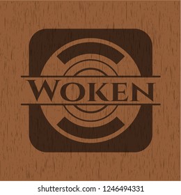 Woken wood signboards