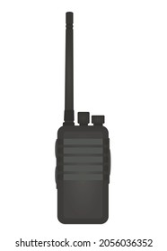 Woki toki radio transmitter. vector