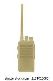 Woki toki radio transmitter. vector