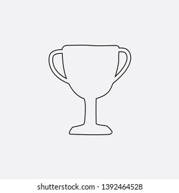 wold cup icon sign signifier vector