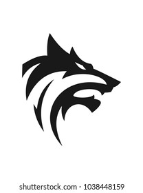 Wolf Abstract Logo Template