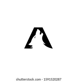 Wolf Abstract template logo design
