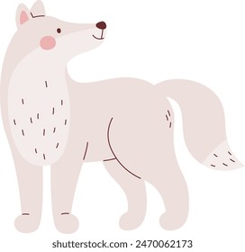 Wolf Animal Icon Vector Illustration