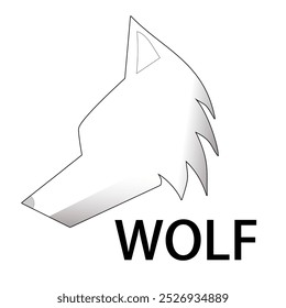 WOLF ANIMAL LOGO, CAN BE USED FOR MARKETING, ADVERTISING OR ENTERTANING ETC