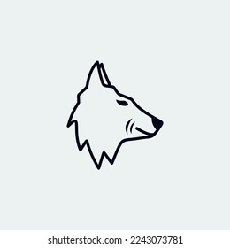 Wolf Animal Logo Design Concept