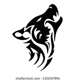 wolf animals vector logo